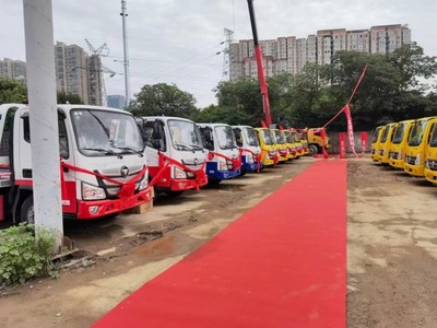 热烈祝贺清障车陕西中福盛源汽车销售服务盛大开业